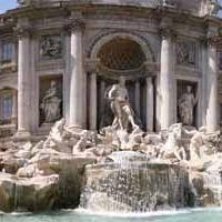 parking Rome Trevi fountain