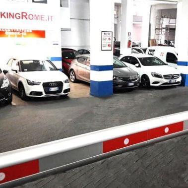 safe and secure car park in central Rome