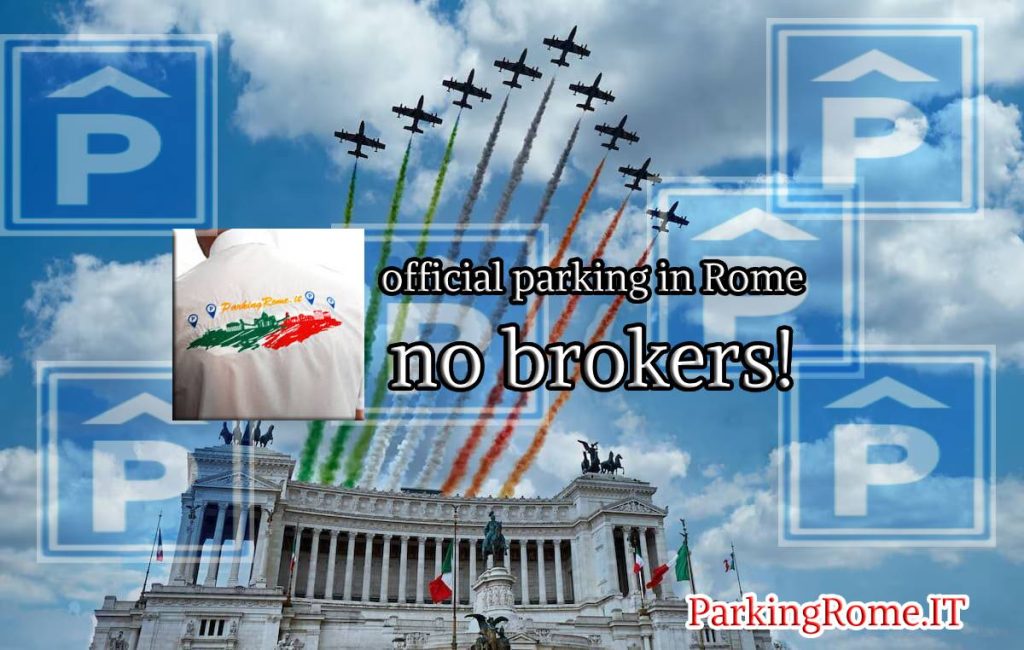 official parking in Rome, no brokers!