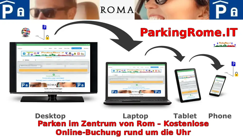 Parkhäuser Rom Zentrum – Kostenlose Online-Buchung 24/7 Parkhäuser Rom Zentrum - Kostenlose Online-Buchung 24/7