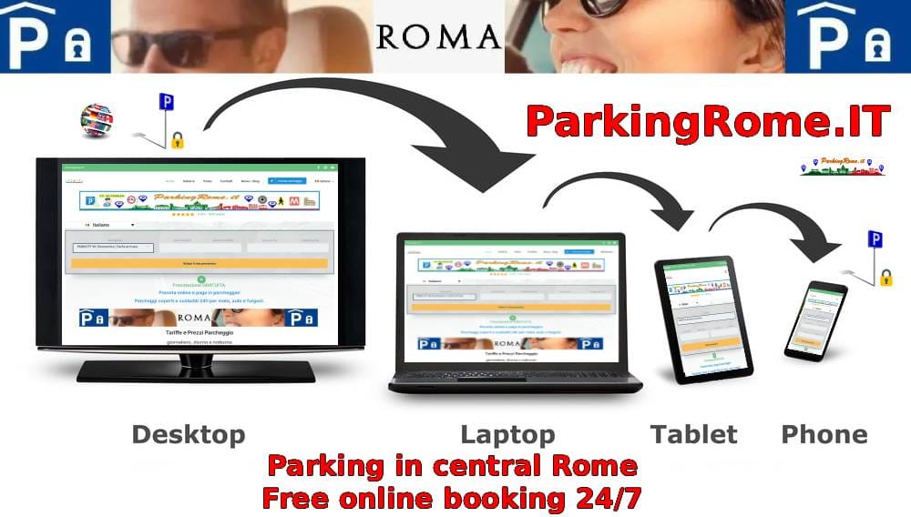 Parking lots Rome center - Free online reservation 24/7