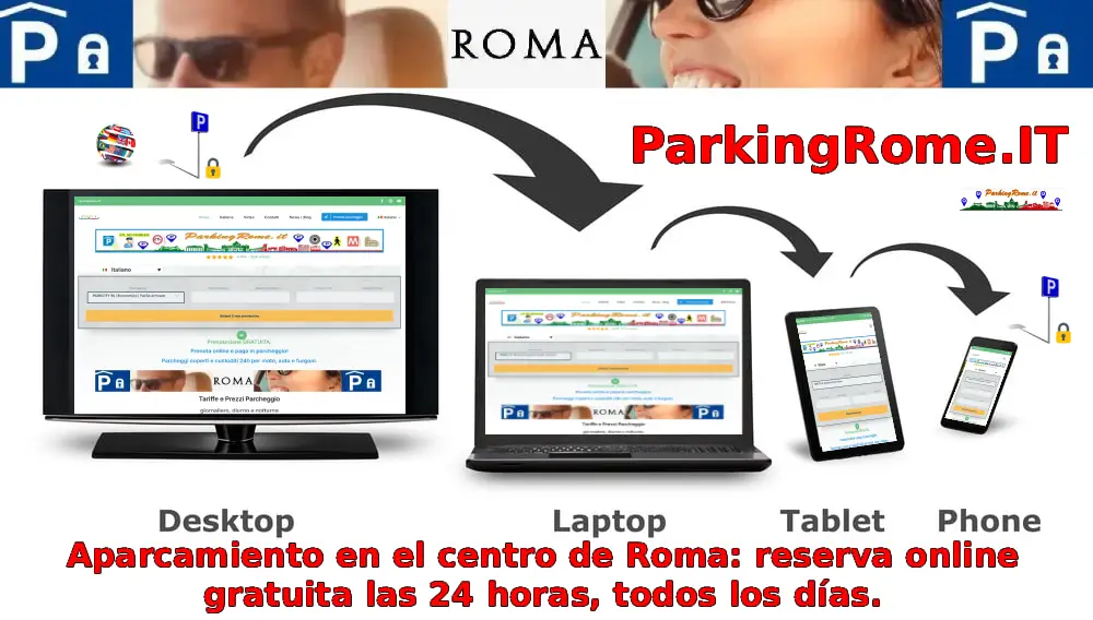 Aparcamientos Roma centro - Reserva online gratuita 24/7