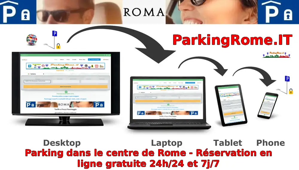 Parkings Rome centre - Réservation gratuite en ligne 24/7