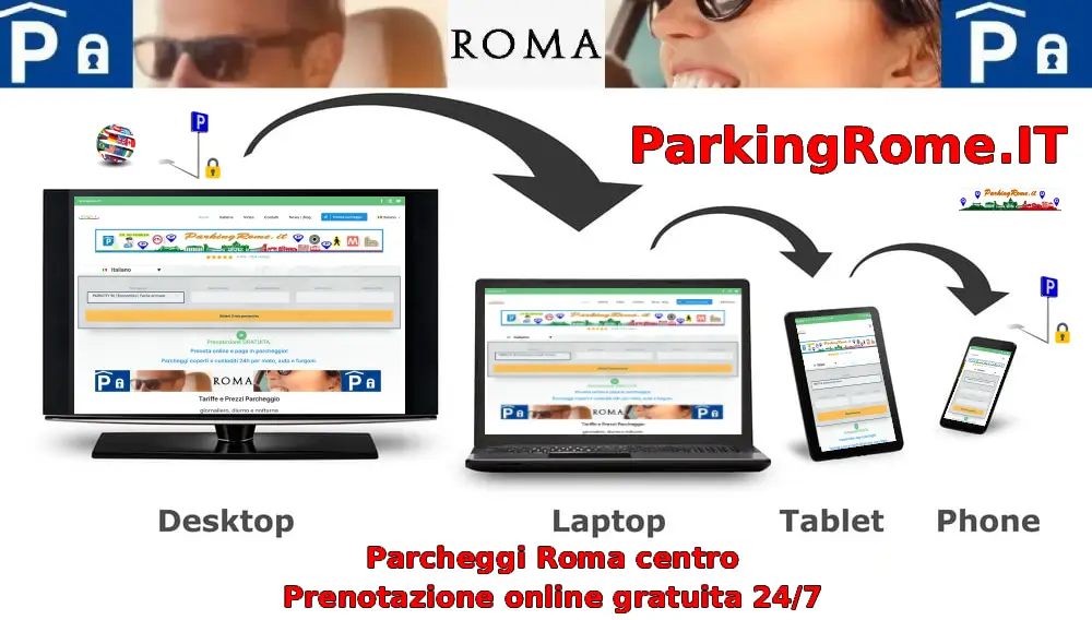 Parcheggi Roma centro - Prenotazione online gratuita 24/7